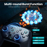 Switch Controller Wireless, Pro Controllers Compatible with Switch/Lite/OLED/PC, One-Key Pairing Gamepad with 9-Color RGB LEDs 1000mAh Battery 6-Axis Motion Wake Up Function