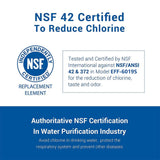 AQUA CREST Replacement for GE® RPWFE, RPWF (with CHIP) Refrigerator Water Filter, Compatible with GYE22HMKES, GYS22GMNES, GYE22HBLTS, DFE28JSKSS, GFE28HMHES, GNE29GYNFS, GFE28GYNFS, GFD28GYNFS