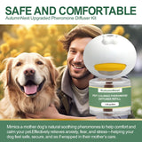 14 IN 1 Dog Calming Diffuser Kit with Night Light | 4 Plug-in Diffusers + 10 Refills (48ml Each) | New Formula Pheromone for Dogs | Anxiety Relief, Stop Barking, Reduce Stress | 300 Days Supply