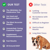Glacier Peak Holistics, The Original Pet Intolerance Test - Screen Over 395 Food and Environmental Stressors, A Hair and Saliva Kit for Cat and Dog Sensitivities (Results in 7-10 Business Days)