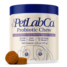 Load image into Gallery viewer, PetLab Co. Probiotics for Dogs, Support Gut Health, Occasional Diarrhea, Digestive Health &amp; Seasonal Allergies - Pork Flavor - 30 Soft Chews - Packaging May Vary
