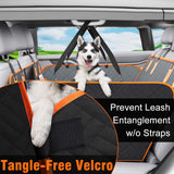 Doglike Military-Grade Dog Car Seat Cover for Back Seat, Hard Bottom Dog Hammock for Car, Pet Bed Extender for 2-4 Large Dogs, Waterproof Seat Protector, L Size Fits for SUV Medium Truck