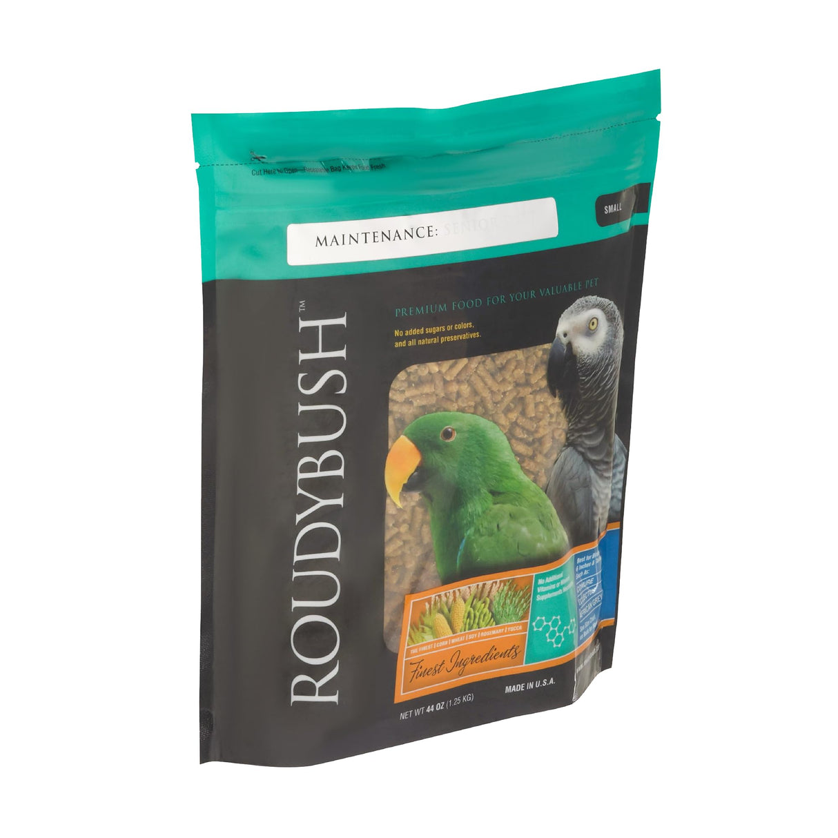 RoudyBush Senior Bird Diet, Small, 44-Ounce, Yellow, 2.75 Pound (Pack of 1)