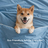 Soulbond Cooling Blanket for Medium Dogs - Q-MAX>0.45, Washable Pet Throw Blanket for Cats & Puppies, Breathable Pets Self-Cooling Blanket Furniture Protector for Couch, Sofa (29x40 Inch, Dark Gray)