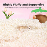 mini&moe Guinea Pig Bedding 50L: Dust-Free and Odor Control Moisture Absorbent Unscented Natural Paper Small Pet Bedding - for Hamsters,Guinea Pig, Chinchilla,Rabbits,Rat,Ferret, and Gerbil, 50 Liters