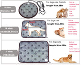 DEOMAN Pet Heating pad 34"x21" Large Dog cat Heating pad Heated ped beds Dogs House Heater Electric Warming pad for Puppies with Timer,Chew Resistant Cord,Easy Clean,Waterproof