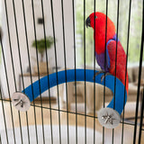 RYPET Parrot Perch Rough-surfaced - Quartz Sands Bird Cage Perches for Medium to Large Bird, U Shape Large