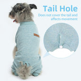 PUPTECK Dog Pajamas for Small Medium Large Sized Dogs, Stretchy Dog Pjs Onesie Clothes Soft Fleece Sweaters Puppy Cat Outfits Pet Jumpsuit