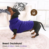 Queenmore Dog Sweaters for Medium Dogs Pit Bull Sweater for Dogs Boy Girl Winter Christmas Sleeveless Turtleneck Cable Knit Stretchy Sweatshirt Dog Sweaters Pet Clothes Xmas Outfits (Orchid, Medium)
