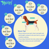 MIGOHI Reflective Waterproof Windproof Dog Coat - Warm Jacket Reversible Stormguard Winter Vest for Small to Large Dogs (Navy, M)