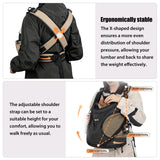 NATUYA Dog Front Carrier, Pet Carrier Front-Pack for Small Dog Puppy Cat, Travel Hiking Waterproof Lightweight Pet Bag, Padded Bottom Mat & Zip Pockets (Black)