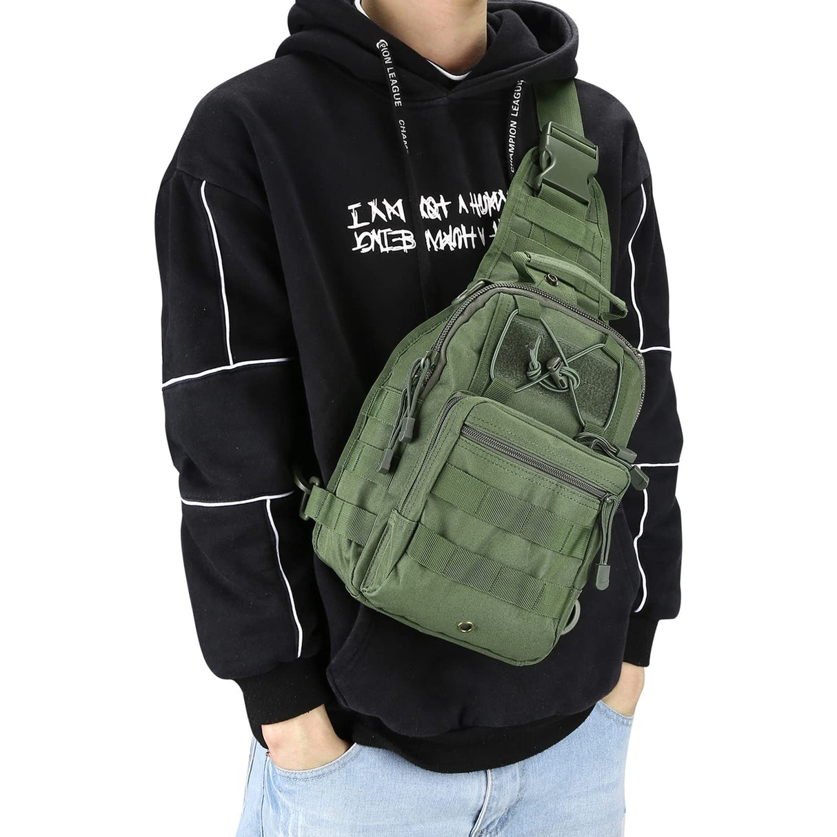 G4Free Outdoor Tactical Bag Backpack, Military Sport Bag Pack Sling Shoulder Backpack Tactical Pack for Every Day Carry