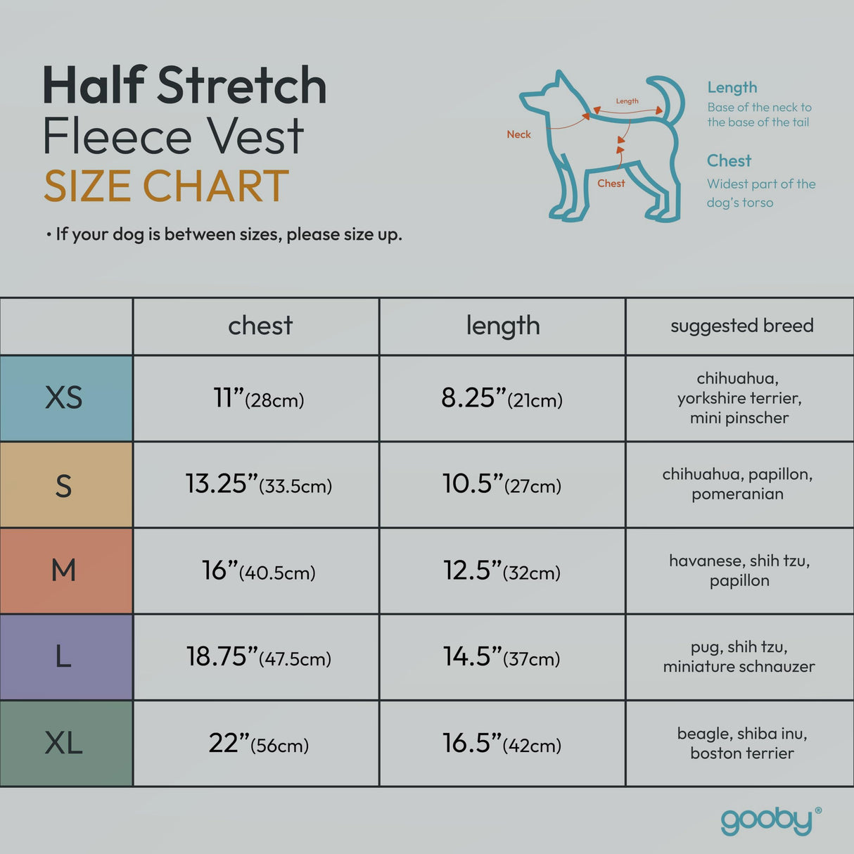 Gooby Half Stretch Fleece Vest Dog Sweater - Pink, X-Large - Warm Pullover Fleece Dog Jacket with D-Ring Leash for Small to Medium Dogs