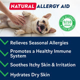 StrellaLab Dog Allergy Relief & Anti Itch Support Chews w/Omega 3: Real Ingredients, Real Taste! Skin & Coat Immune Supplement w/Fish Oil, Pumpkin & Enzymes — Developed by Experts - Made in USA -120Ct