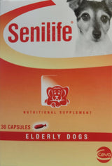 SEGMINISMART CEVA Animal Health D59010B Senilife Nutritional Supplement for Elderly Dogs- 30 capsules/ box