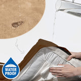 Comfort Expression Orthopedic Dog Bed for Extra Large Dogs 45x35 Inch, Waterproof Supportive Egg Crate Foam XL Pet Bed with Removable Bolsters, Dog Couch with Washable Cover & Non-Slip Bottom, Brown