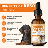 Topical DMSO for Dogs Lipoma, Guard Dog Away from Lumps and Bumps, Reduce Inflammation and Swelling, Soften Fatty Lumps & Lumps, Dog Pain Relief, Lipoma Treatment for Dogs, Help Buddy Regain Energy
