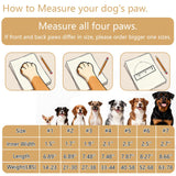 BECEMURU Dog Snow Boots for Winter,Double-Straps Anti-Fall Off Dog Booties Shoes, Non-Slip Paw Protectors for Outdoor Walking Hiking in Snowy or Rainy Day (Black, 2#)