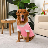 Lorehelina Dog Sweater for Large Dogs Argyle Cable Knit Turtleneck Pullover Winter Clothes for Boys Girls Stretch Golden Retriever Bulldog Pitbull Labrador Doberman Christmas Pet (XXL, Pink)