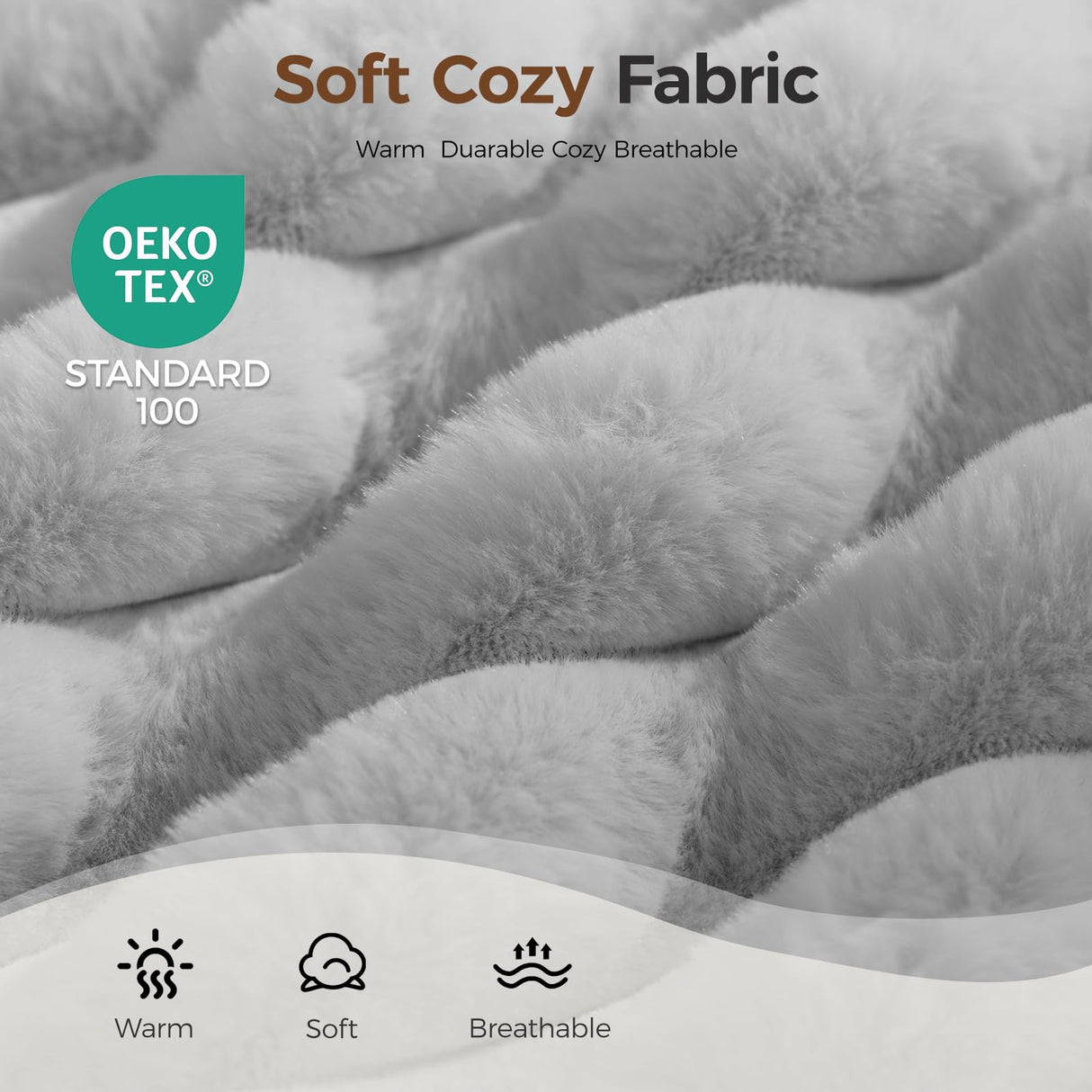 Orthopedic Dog Bed for Extra Large Dog, Waterproof Pet Bed for Crate,Non-Slip Bottom and Egg-Crate Foam with Removable Washable Cover Crate Bed,Grey,41"x27"x4"