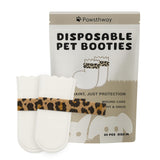 Disposable Dog Booties for Dogs & Cats, Waterproof & Breathable Paw Protectors with Integrated Medical-Grade Self-Adhesive Bandage – Easy On/Off, Prevent Licking & Wound Recovery, 20 Pack (Medium)