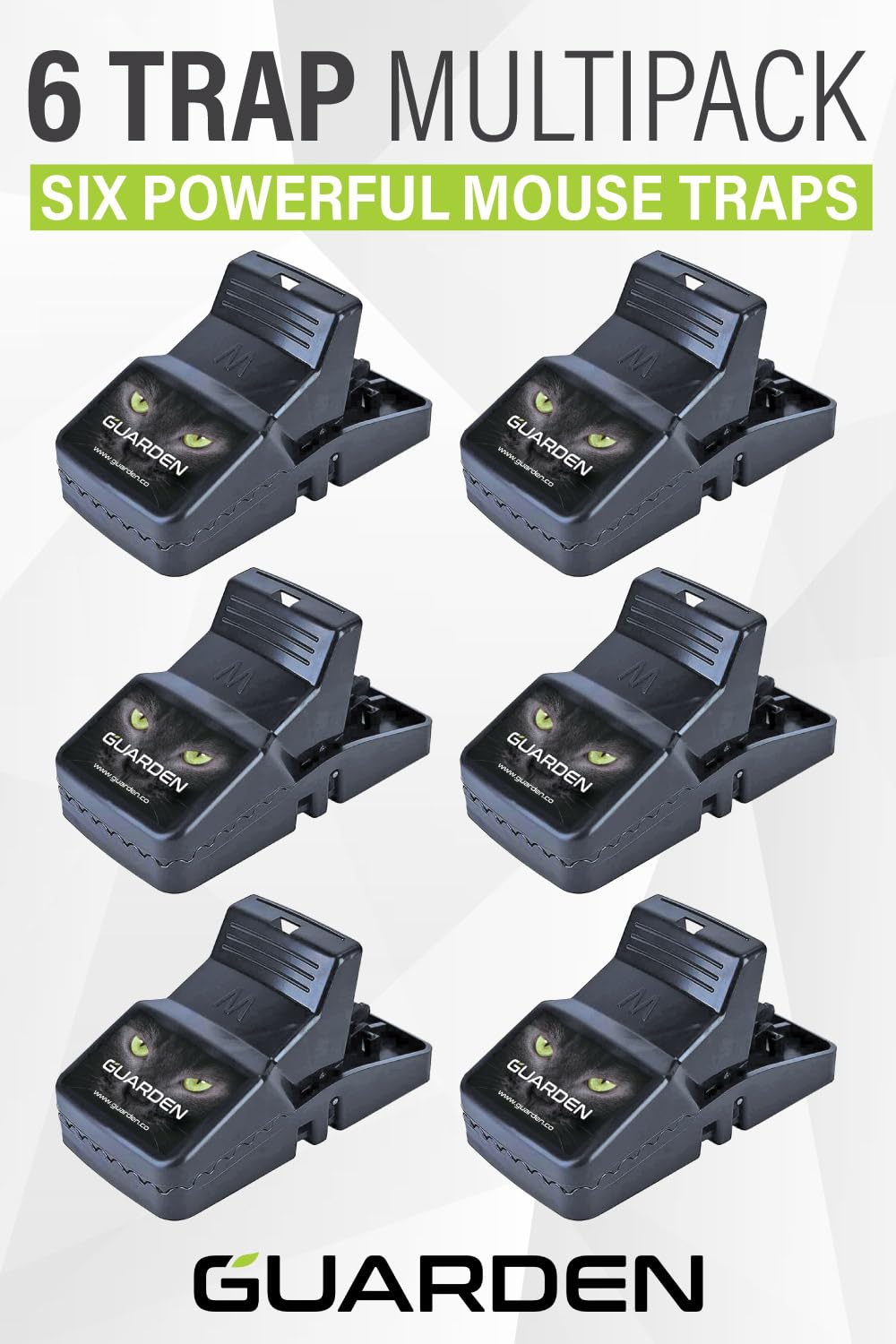 Mouse Traps Indoor Small Size (6 Pack) Catch Mice, and Voles Fast with These Simple to Bait, Safe to Set, Non Electric Rodent Trap for Home, Yard, and Barn (Six Mouse Traps)