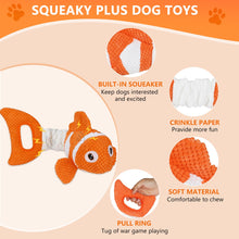 Load image into Gallery viewer, Molantaule Squeaky Dog Toys, Durability Interactive Tug of War Puppy Toys for Indoor and Outdoor Play - Stuffed Pet Dog Toys with Soft Fabric Suitable for Small, Medium, and Large Dogs
