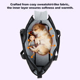 Ownpets Dog Purse Carrier, Carrier with Pockets for Medium Puppies for Travel Vet Shopping, Fits 18-20 lbs, Cat and Dog Tote Bag, Women's Hands-Free Pet Carrier Bag, (Black)