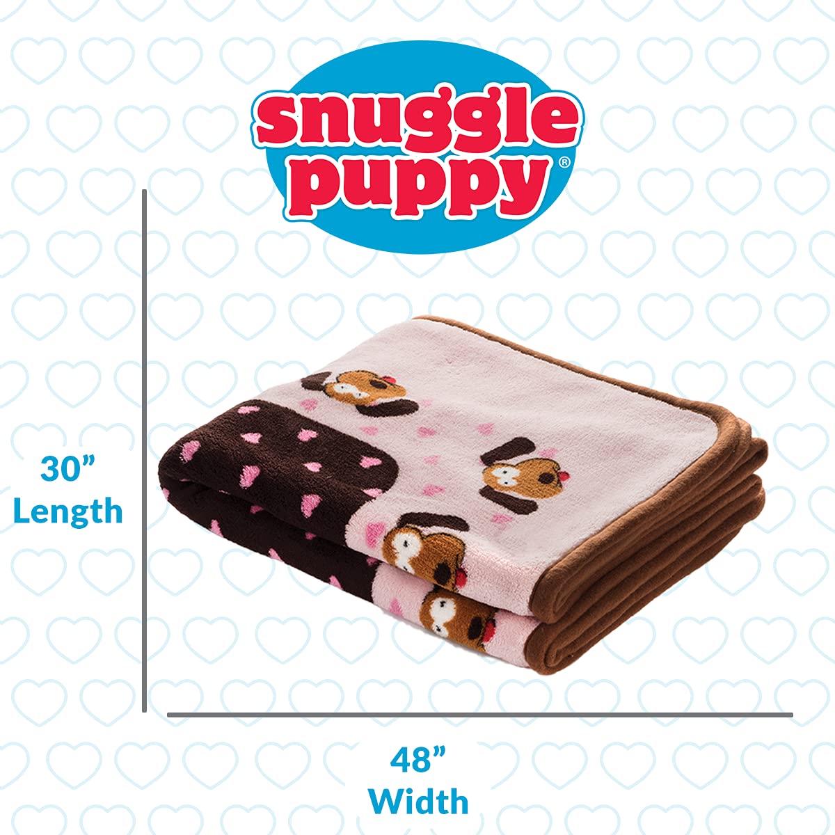 Snuggle Puppy Blanket for Pets - Cozy Dog Blanket for Small Dogs - Machine Washable Dog Blanket
