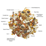 Exotic Nutrition Squirrel Complete (4 lb.) - Healthy Natural Food for Squirrels - Ground, Grey, and Flying Squirrels