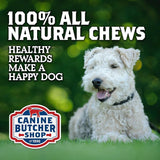 Canine Butcher Shop Chicken Feet Dog Treats, Raised & Made in USA (30-Pack), Dehydrated Chicken Feet, All Natural Dog Chews & Dog Snacks
