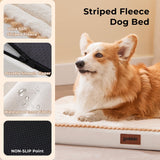 ZOMISIA XXL Dog Bed for Crate - Extra Large Orthopedic Pet Beds with Removable Machine Washable Cover, Egg Crate Foam Puppy Pad, Suitable for Pet Up to 100 lbs, 47"x29"