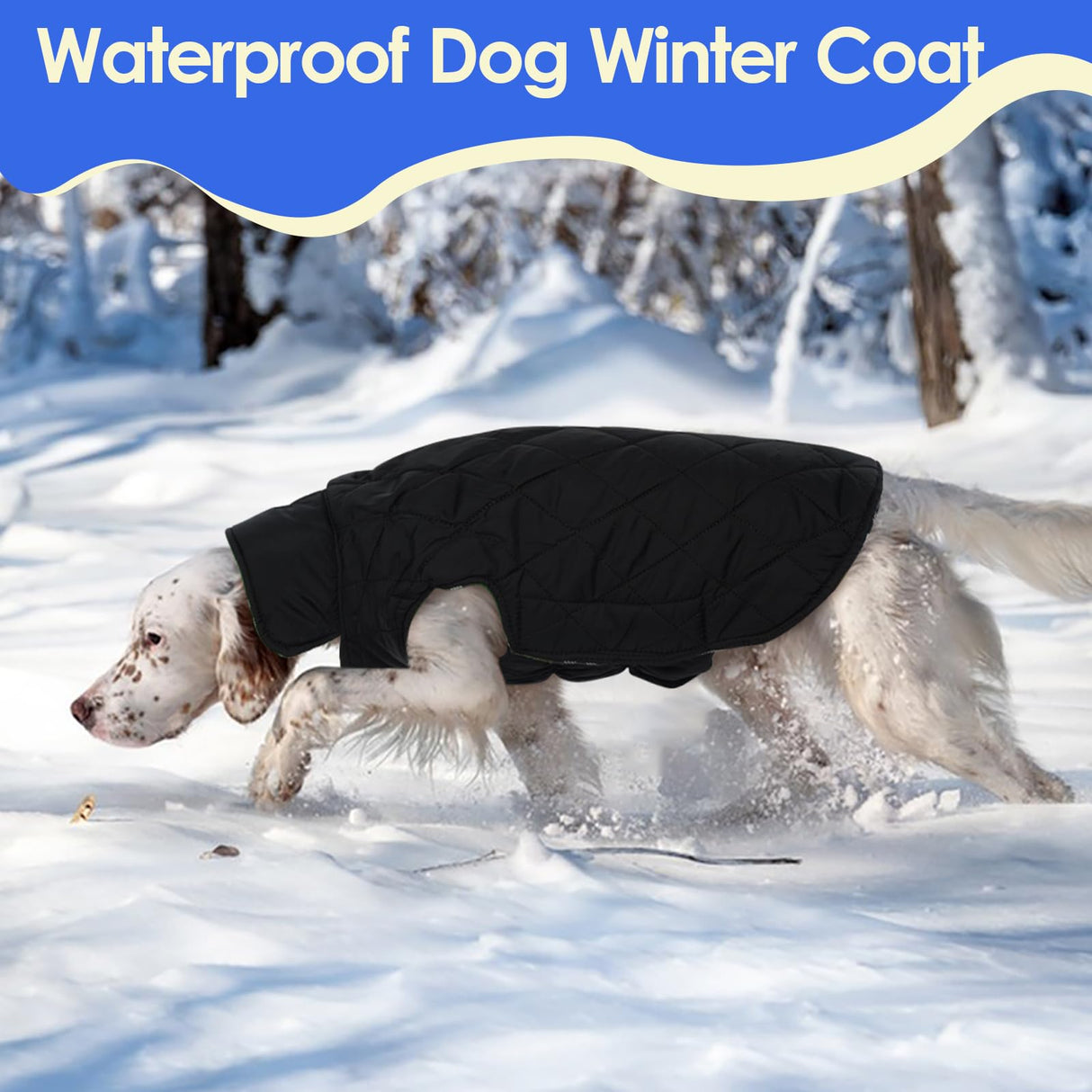 MIGOHI Dog Jackets for Winter, Windproof Waterproof Reversible Dog Coat for Cold Weather, British Style Plaid Warm Dogs Vest for Small Dogs, Red M