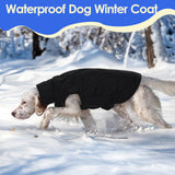 MIGOHI Dog Jackets for Winter, Windproof Waterproof Reversible Dog Coat for Cold Weather, British Style Plaid Warm Dogs Vest for Small Dogs, Red M