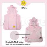 MAMORE Dog Raincoat Waterproof Dog Rain Jacket with Cute Hood for Small Medium Large Dogs Puppy Poncho Reflective Adjustable (Pink, XXX-Large)