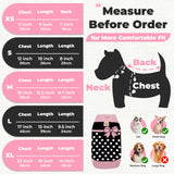 PETCARE Cute Dot Dog Sweater for Small Medium Dogs Girl with Purple Bowtie Knitted Warm Fall Winter Puppy Clothes Cat Sweaters for Cats Only Dachshund Chihuahua Yorkie Dog Outfits Vest Jumper
