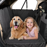 MIROZO Dog Car Seat Cover for Back Seat,Back Seat Extender for Dogs,600D Heavy Dog Seat Cover,Pet Seat Protector,Large Space Travel Bed for Dog with 3-Fold Bottom for Car Mid-Size SUV/Small Truck
