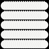 Qualirey 100 Pack Refill Glue Boards 7.56 x 7.32 x 0.94 Inch Flea Trap Refill Discs Sticky Trap Replacement Refillable Sticky Pads for Bugs Fly Mosquito Killer Indoor Outdoor Insect Home House Moth