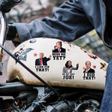 YINENA 100Pcs I Did That Biden Stickers I Can Fix That Trump Stickers Funny Sticker of Joe Biden and Donald Trump Sticker Campaign Logo Parody Sticker for Car Motorcycles Helmets Laptop Decor 2x3 in