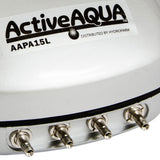 AAPA15L Active Aqua, 4 Outlets, 6W, 15 L/min Air Pump, Silver,Grey