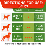 STRELLALAB No Poo Chews for Dogs - Coprophagia & Stool Eating Deterrent with Probiotics, Digestive Enzymes & Breath Aid Support - Stop Dog Poop Eating - Made in The USA - 120 Soft Chews