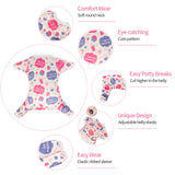 CuteBone Small Dog Pajamas Shirt Stretchy Summer Puppy Pjs Soft Cat Onesies Pet Clothes for Daily Wear DA18XL