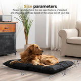 Couzssyhi Chew Proof Indestructible Dog Bed - Durable Dog Bed for Aggressive Chewers, Machine Washable & Waterproof Indoor Outdoor Crate Pad, Tough Kennel Pad for Small Dogs (Small (18"x29"))