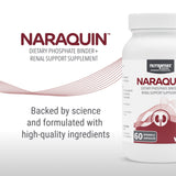 Nutramax Laboratories NARAQUIN™ Dietary Phosphate Binder + Renal Support Supplement for Cats & Dogs, 60 Count