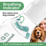 Dog Aerosol Chamber (3 Masks) – Canine Inhaler Spacer for Dogs – Includes 3 Masks to Fit All Dogs (Premium Quality)