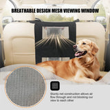 Universal Dog Car Barrier,Dog Net for Car Divider,Pet Barrier with Mesh Organizer for Cars,SUVs & Trucks,22"×18", Breathable & Easy to Install