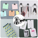 LOVIMAG Fridge Magnets 12Pcs Refrigerator Whiteboard Small Strong Magnet Classroom Kitchen Accessories Decorative Locker Set Decor Must Haves Office Calendar Refrigerador Magnetic Cute Crafts Black
