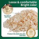 Luoglude 35oz Natural Aspen Wood Pet Bedding – Low Dust, Odor Control & Ultra Absorbent Shavings for Hamsters, Parrots, Guinea Pigs & Small Animals