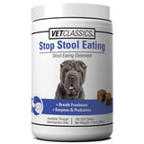 Vet Classics Stop Stool Eating Pet Health Supplement for Dogs – Dog Breath Freshener – Stops Dogs from Eating Stool – Enzymes, Probiotics – 180 Soft Chews