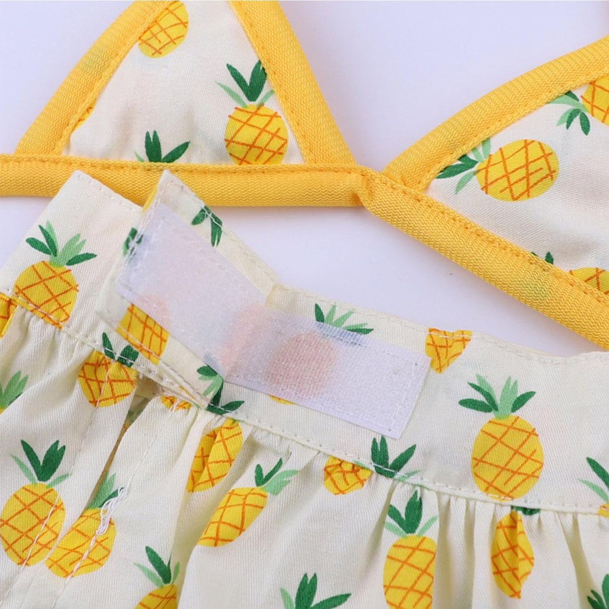Dog Bikini Swimsuit Summer Puppy Bathing Dress Beach Clothes Cat Costume for Puppy Dog Cat Pineapple S